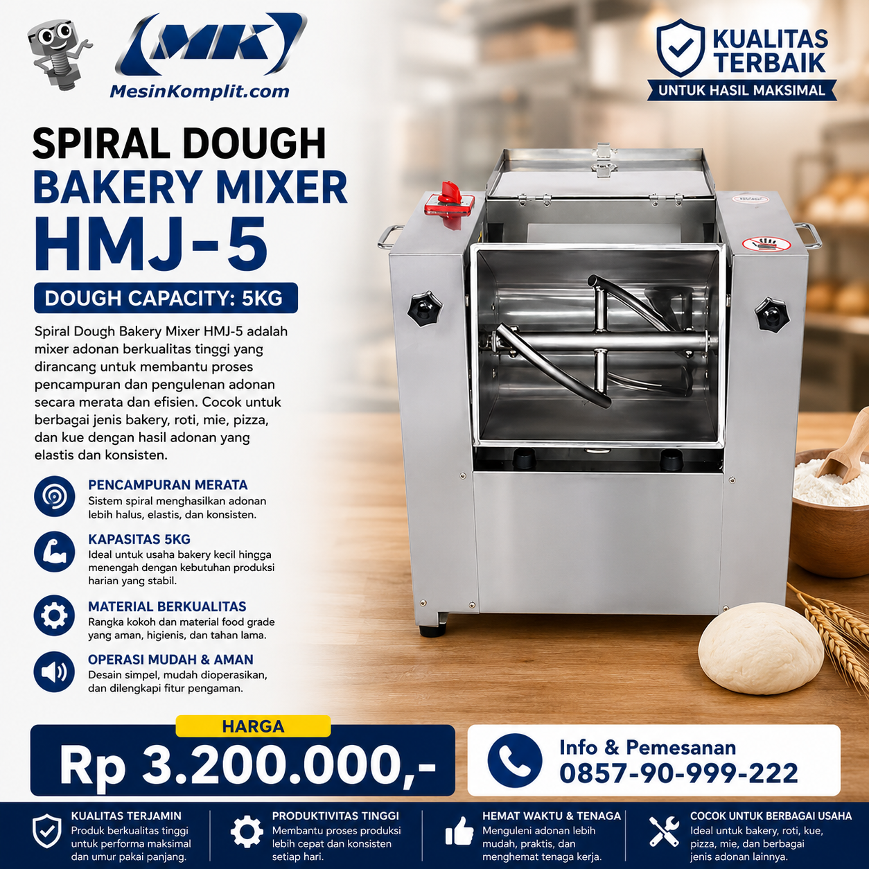 Dough Mixer Horizontal (R...